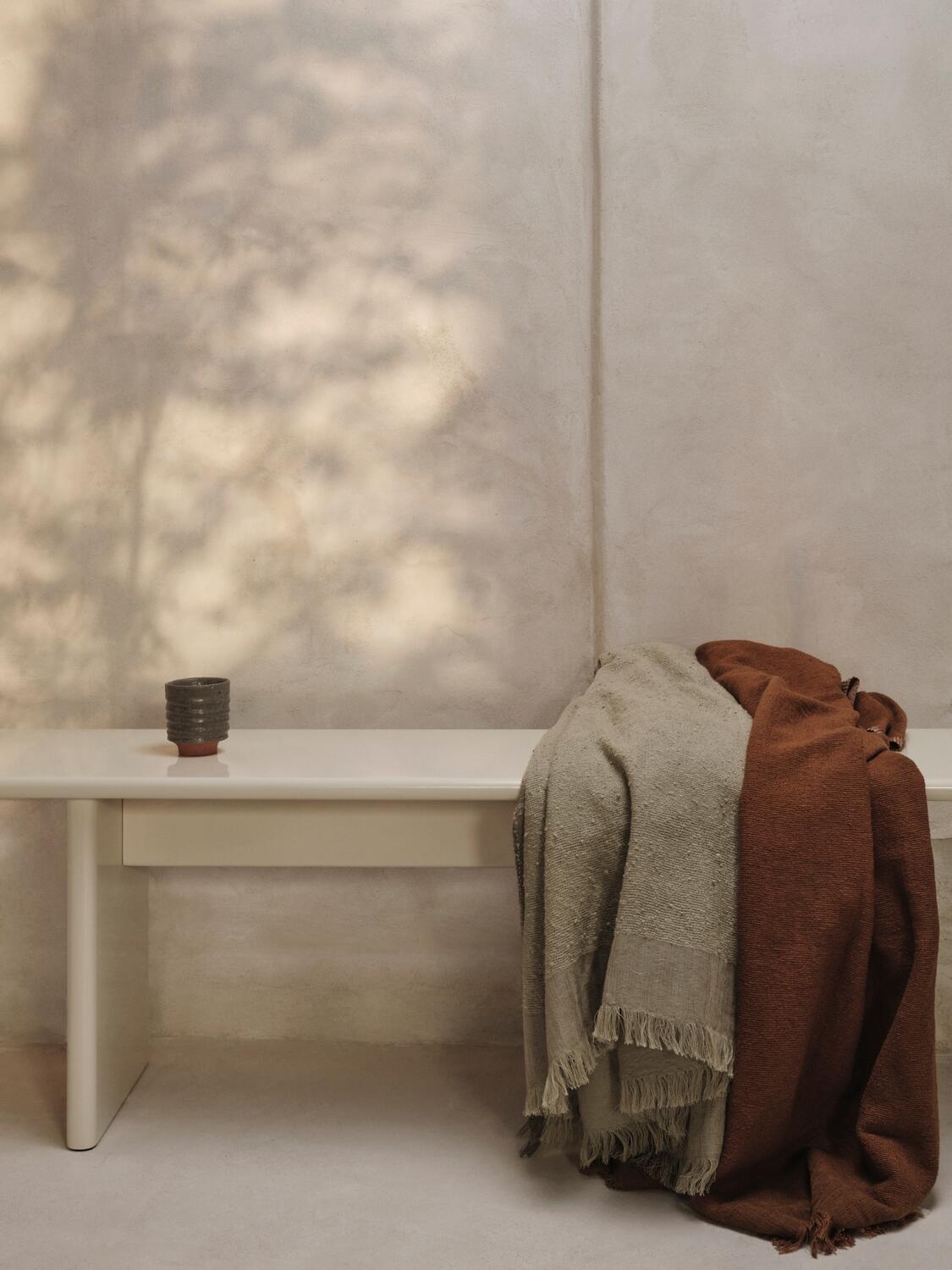 Weaver tæppe - Red Brown
